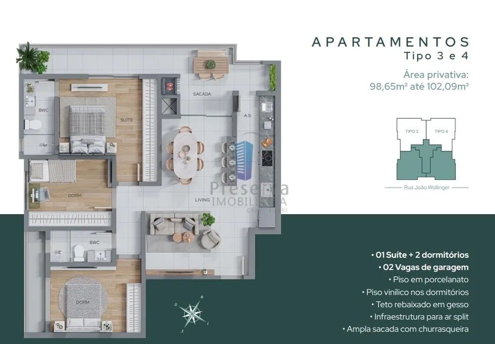 Apartamento, 2 quartos, 89 m² - Foto 4