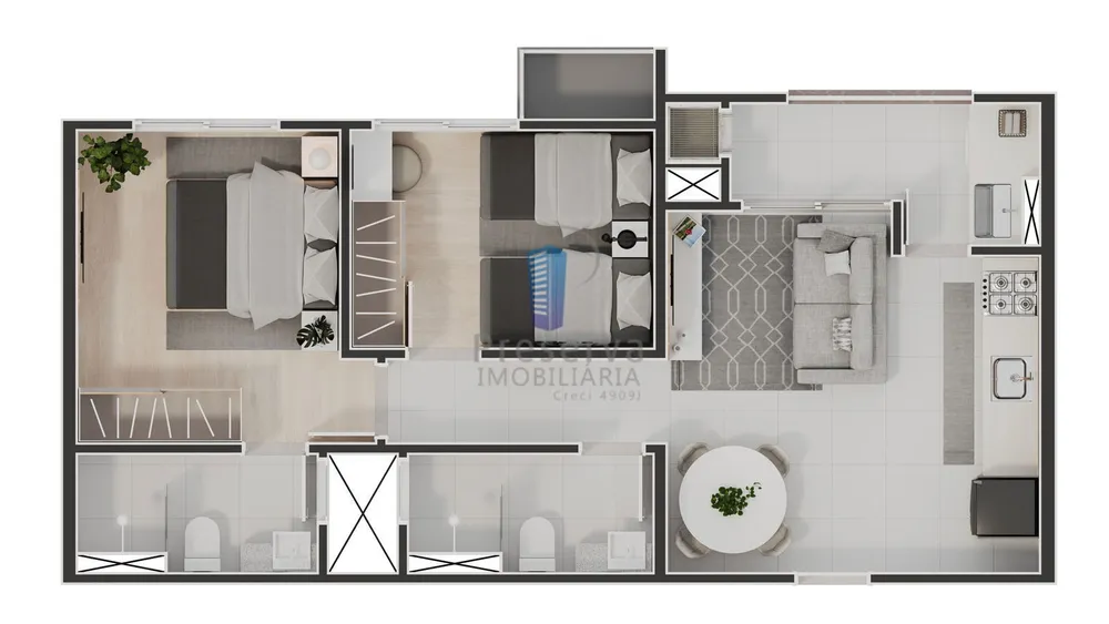 Apartamento, 2 quartos, 58 m² - Foto 10