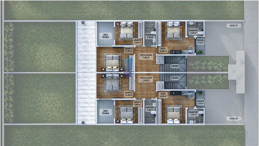 Casa, 3 quartos, 137 m² - Foto 6