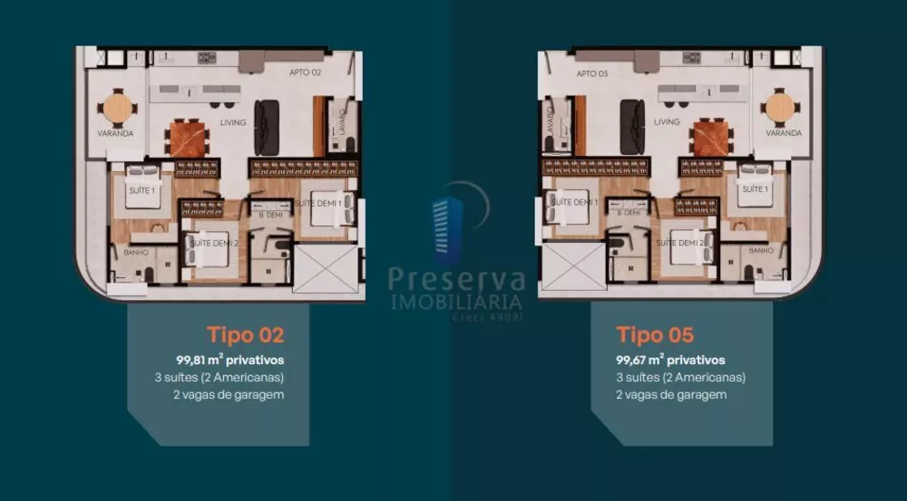 Apartamento, 2 quartos, 84 m² - Foto 1