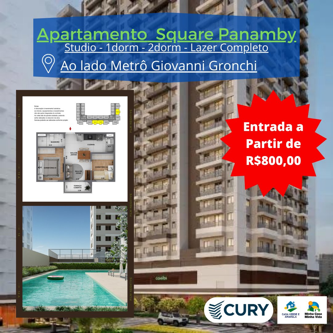 Apartamento à venda com 2 quartos, 40m² - Foto 1