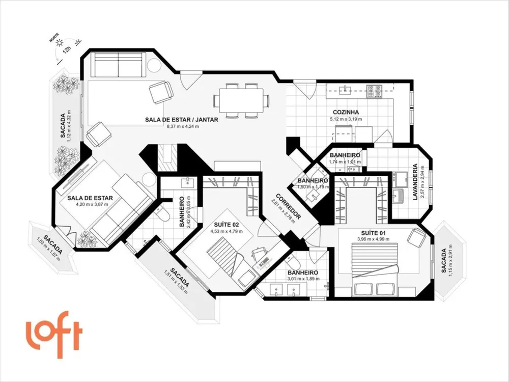 Apartamento, 2 quartos, 142 m² - Foto 4