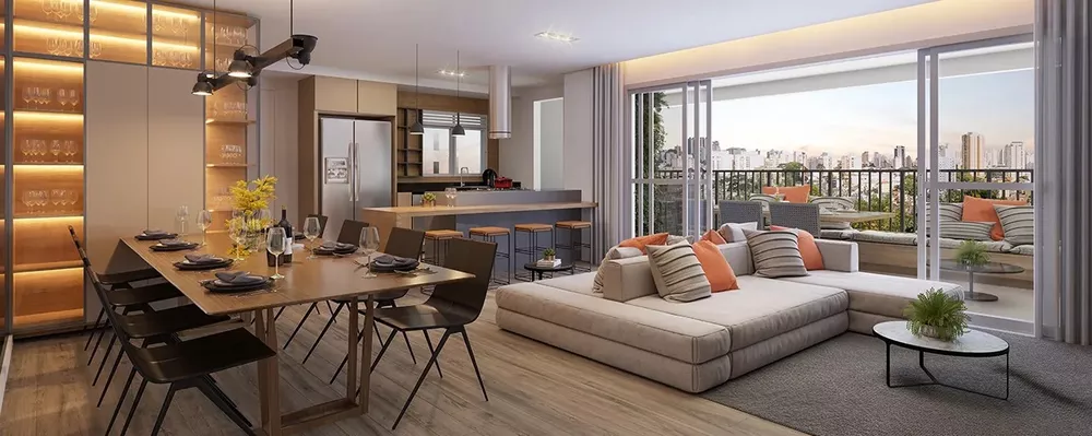 Apartamento à venda com 4 quartos, 133m² - Foto 1