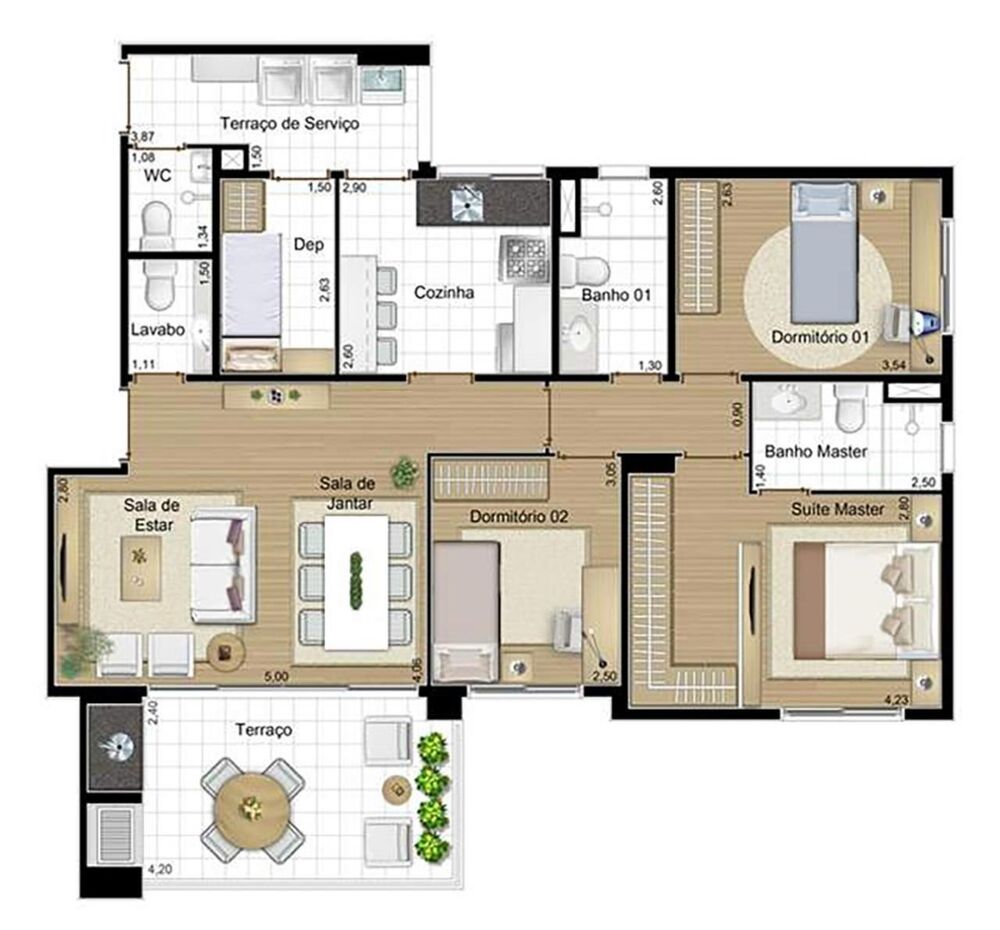Apartamento, 3 quartos, 107 m² - Foto 14