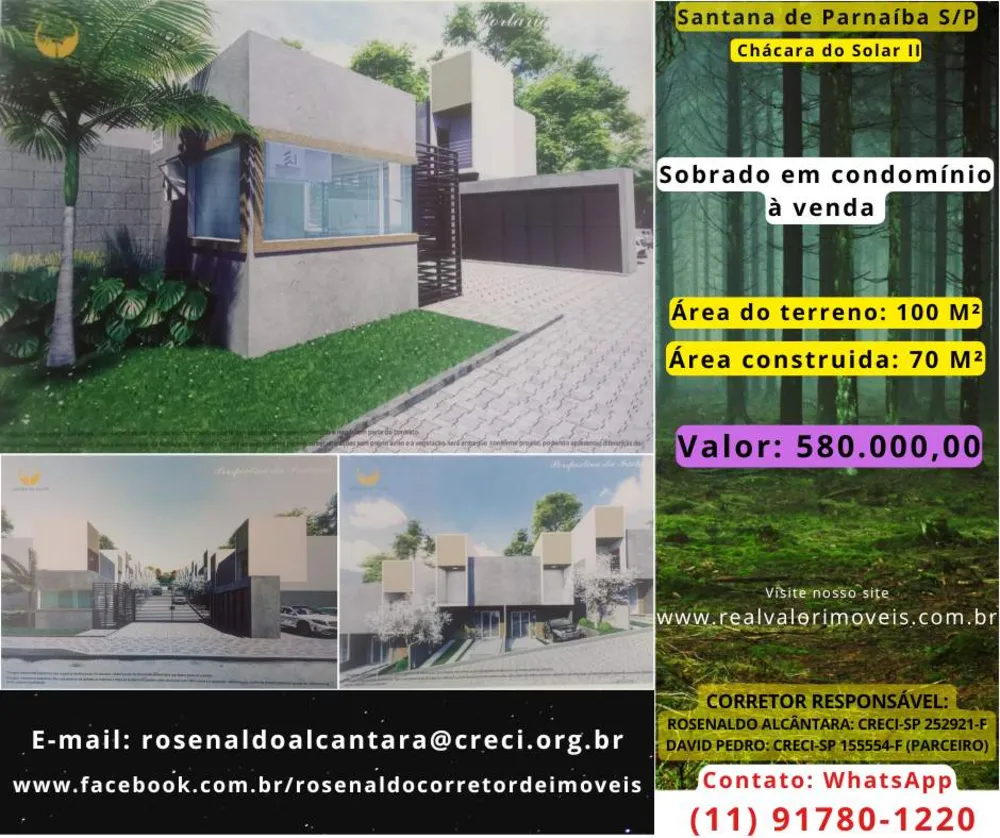 Sobrado, 2 quartos, 70 m² - Foto 1