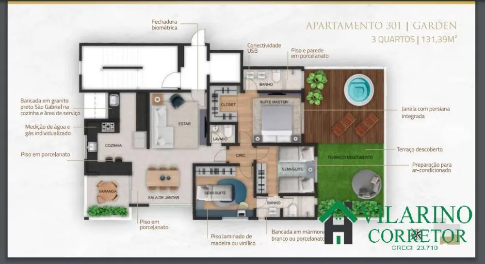 Apartamento, 3 quartos, 94 m² - Foto 8