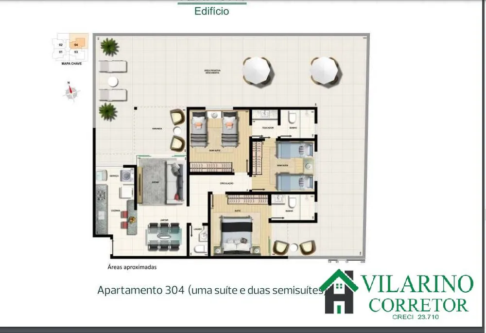 Apartamento, 3 quartos, 88 m² - Foto 4