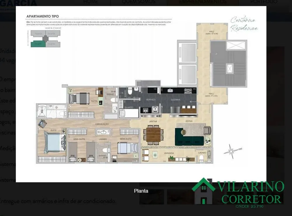 Apartamento, 4 quartos, 130 m² - Foto 8