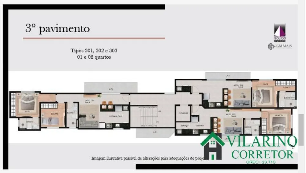 Apartamento, 2 quartos - Foto 3