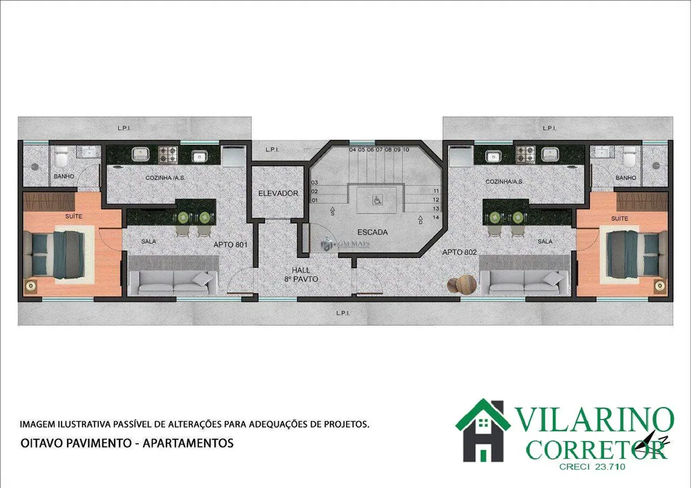 Apartamento, 1 quarto, 38 m² - Foto 4