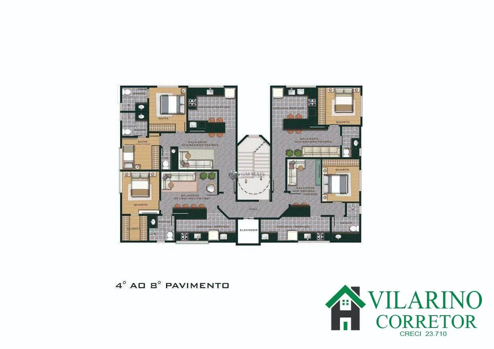 Apartamento, 1 quarto, 40 m² - Foto 3