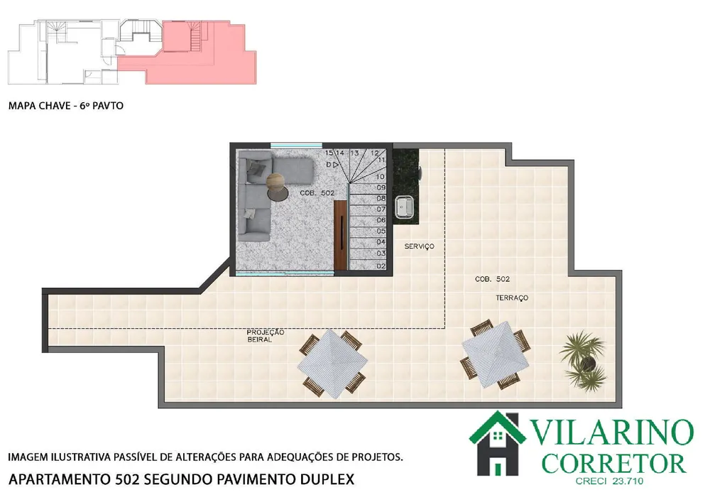 Apartamento, 2 quartos, 53 m² - Foto 4
