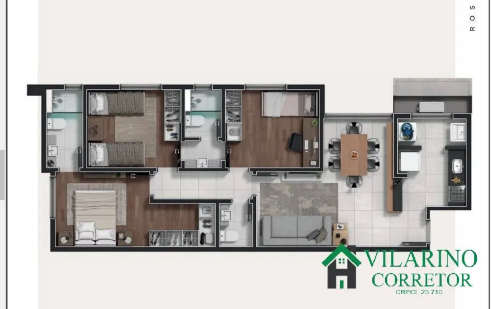 Apartamento, 3 quartos, 79 m² - Foto 2