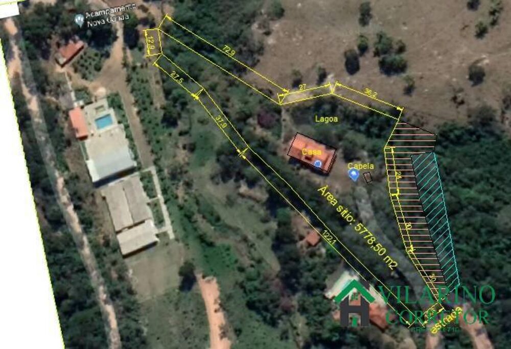 Sítio, 3 quartos, 6666 m² - Foto 1