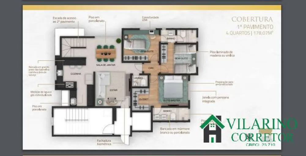 Apartamento, 4 quartos, 127 m² - Foto 8