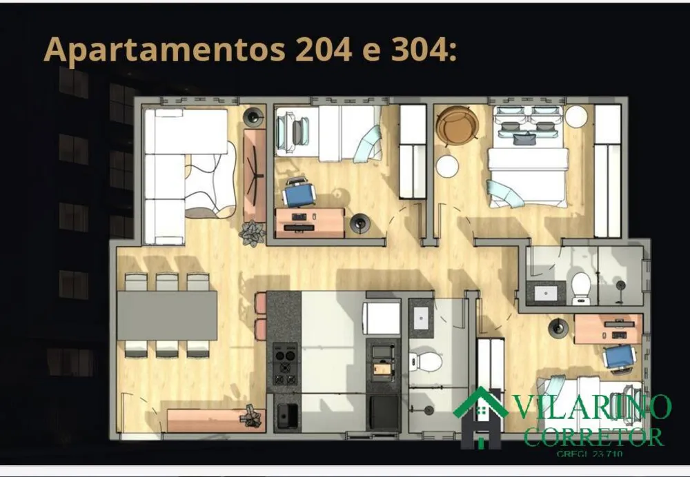 Apartamento, 3 quartos, 73 m² - Foto 5