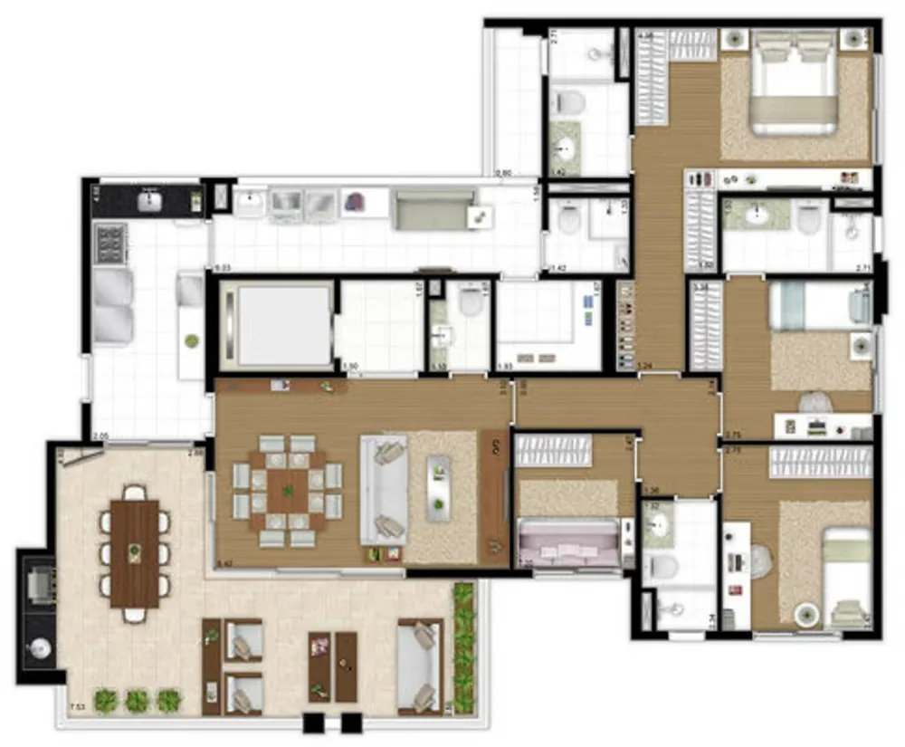Apartamento, 3 quartos, 160 m² - Foto 12