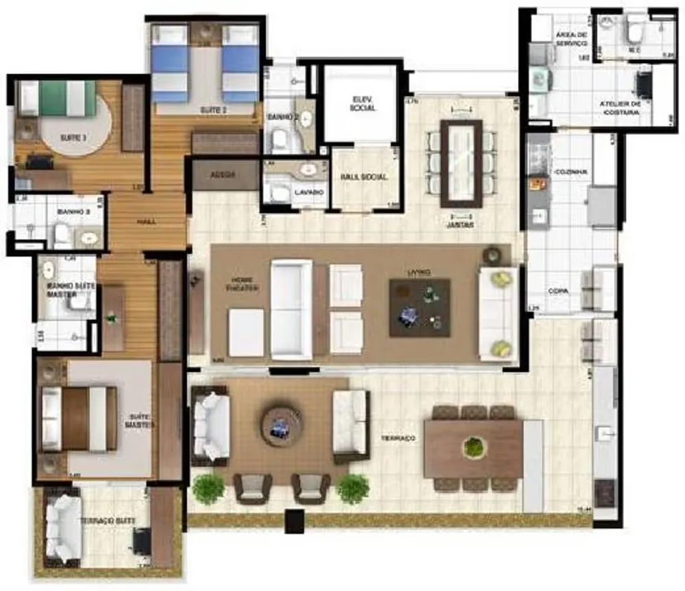 Apartamento, 3 quartos, 184 m² - Foto 11