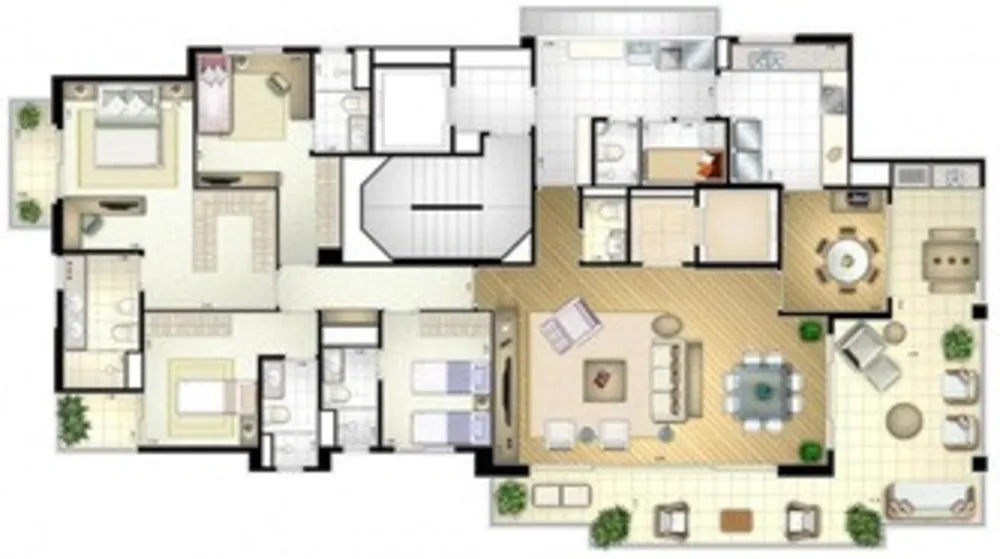 Apartamento, 3 quartos, 216 m² - Foto 3