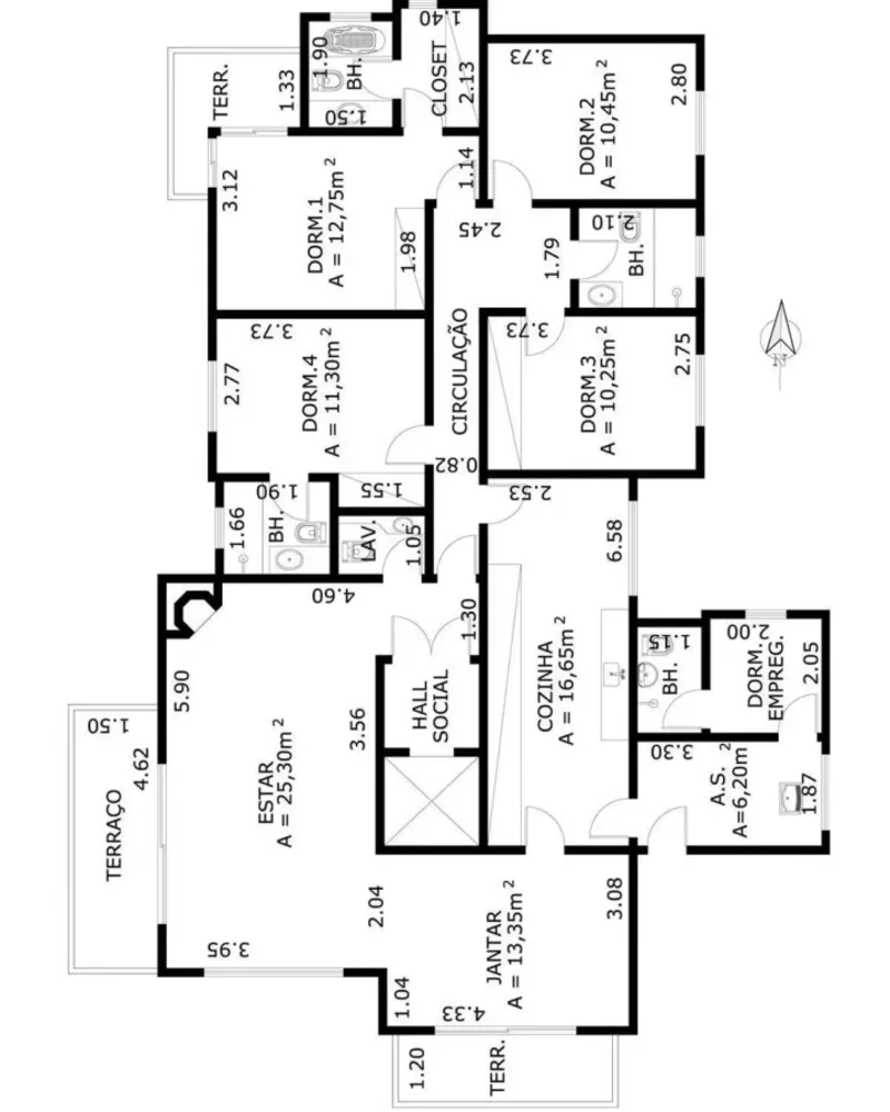Apartamento, 4 quartos, 180 m² - Foto 12