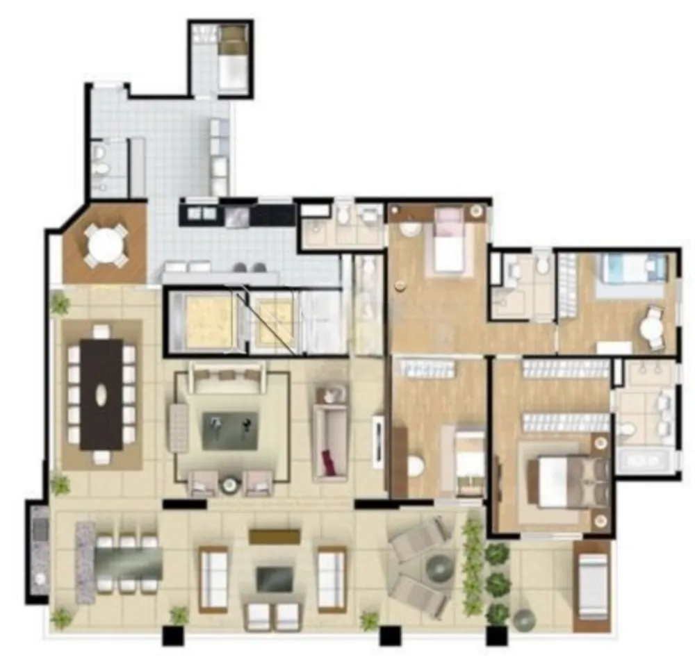 Apartamento, 4 quartos, 245 m² - Foto 10