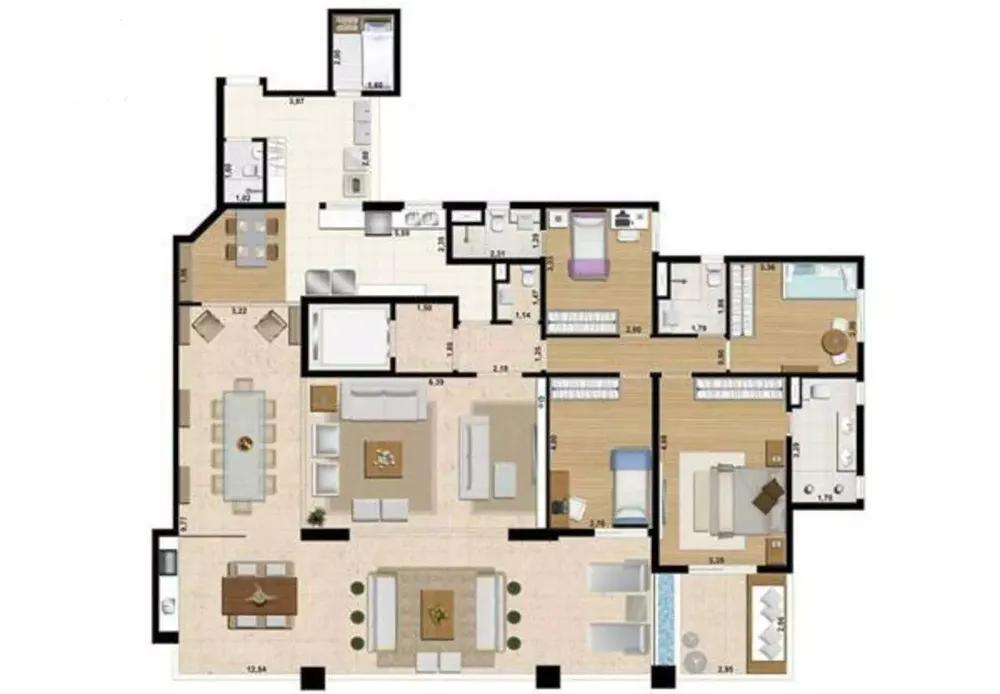 Apartamento, 4 quartos, 245 m² - Foto 5