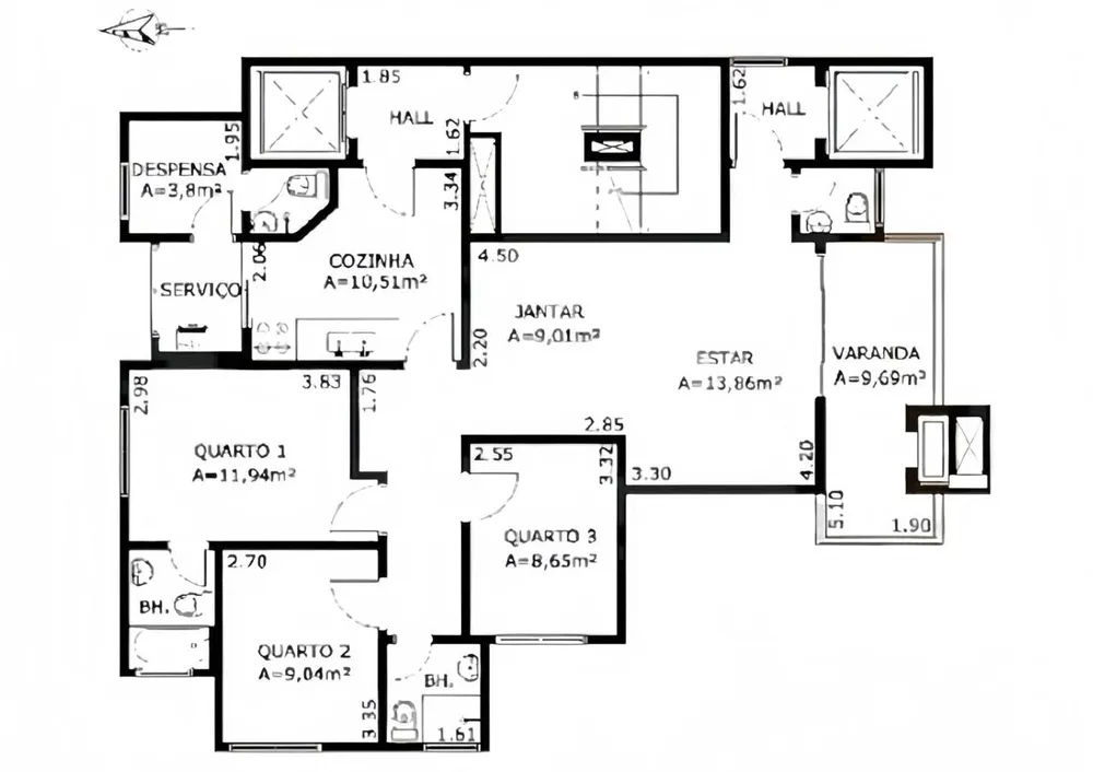 Apartamento, 3 quartos, 106 m² - Foto 15