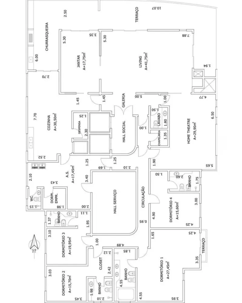 Apartamento, 4 quartos, 374 m² - Foto 12