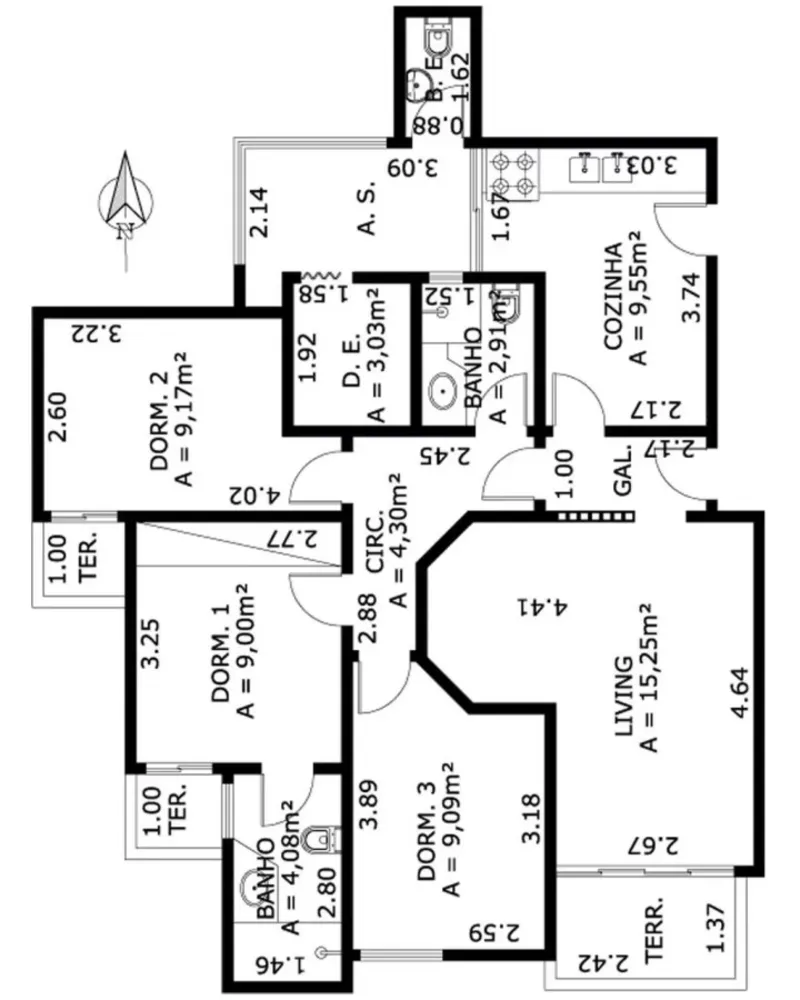 Apartamento, 3 quartos, 106 m² - Foto 12