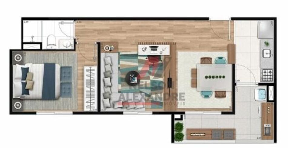 Apartamento, 2 quartos, 48 m² - Foto 24