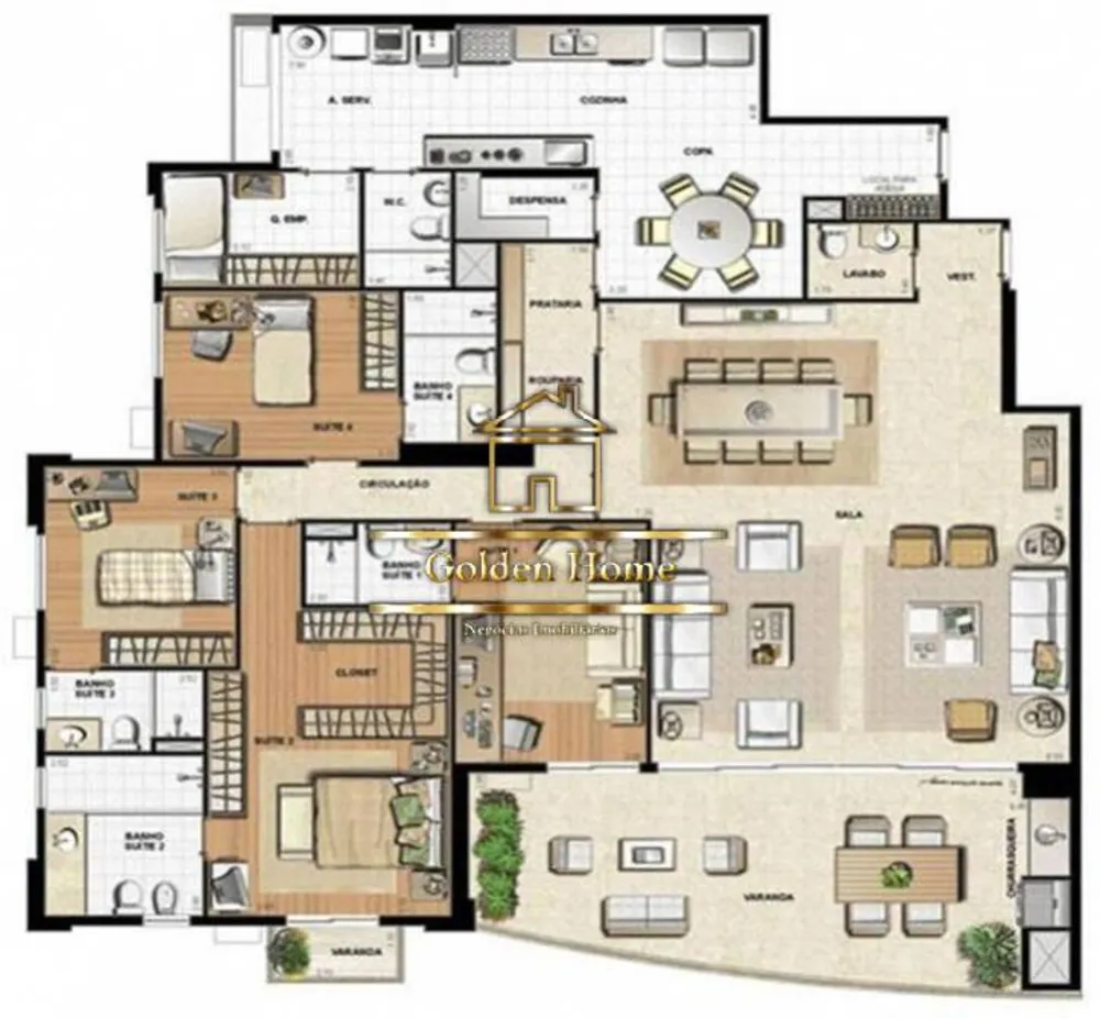 Apartamento, 4 quartos - Foto 7