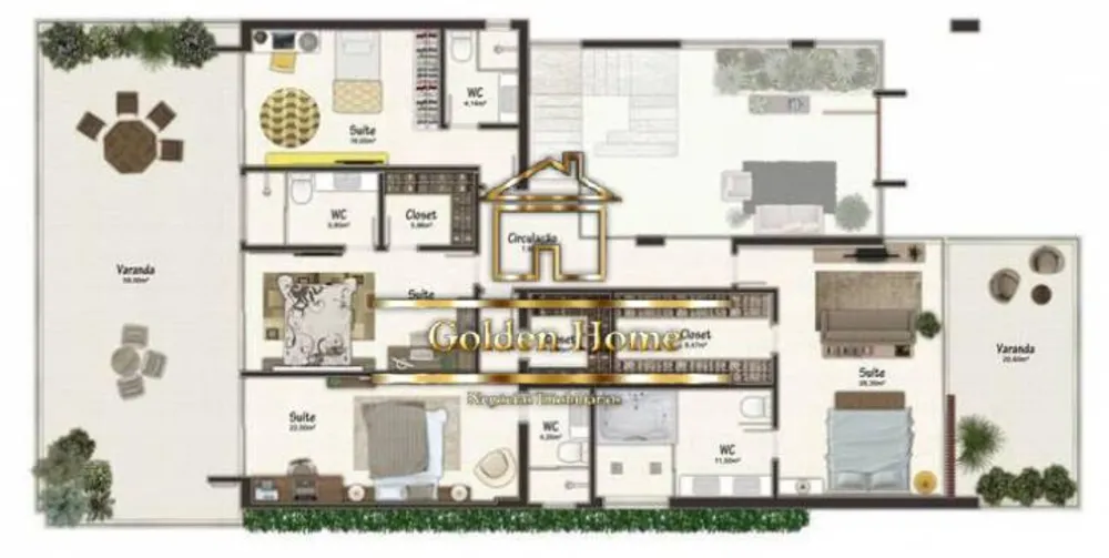 Casa de Condomínio, 5 quartos - Foto 8