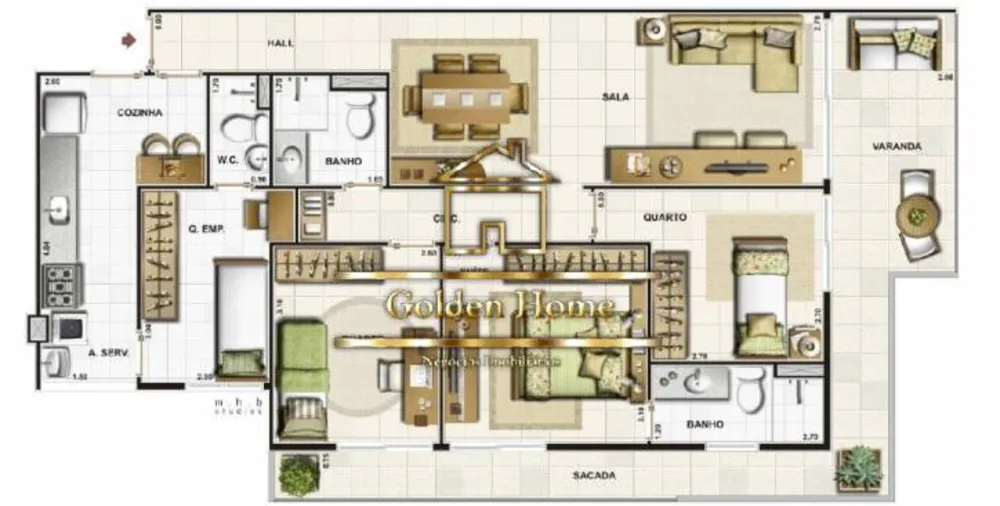 Apartamento, 3 quartos - Foto 3