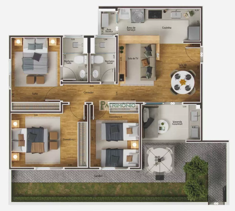 Apartamento à venda com 3 quartos, 72m² - Foto 9