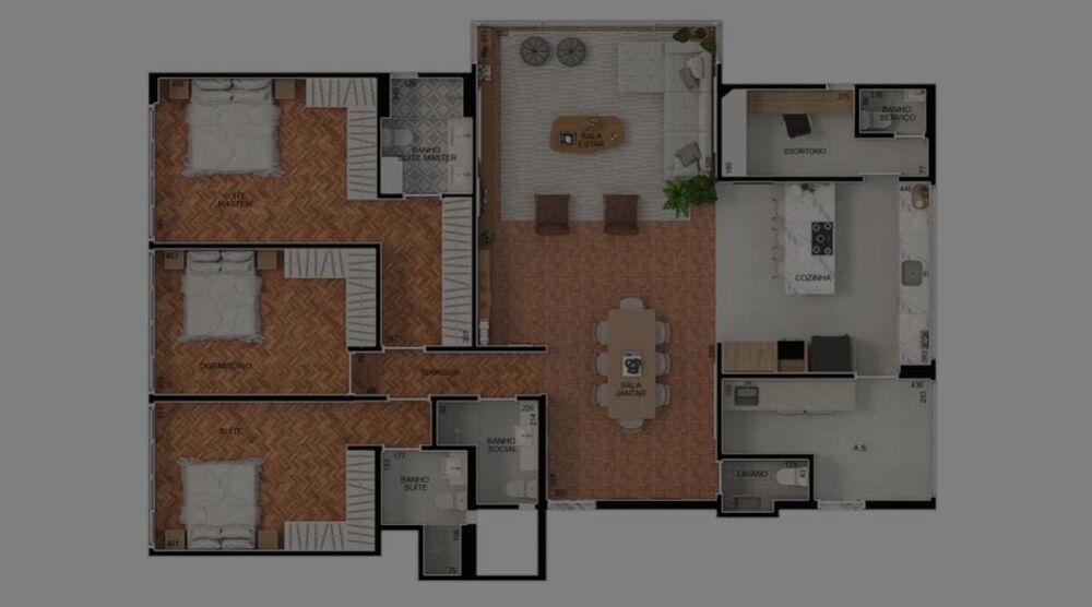 Apartamento, 3 quartos, 168 m² - Foto 4