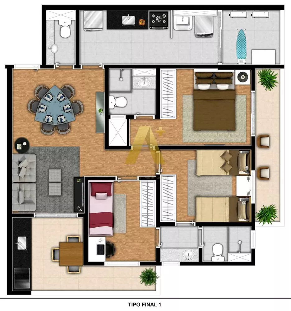 Apartamento, 3 quartos, 83 m² - Foto 8