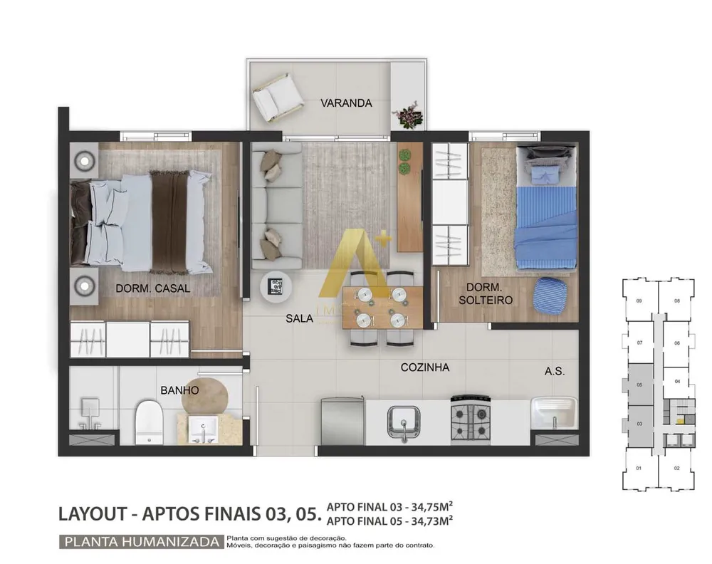 Apartamento, 26 m² - Foto 5