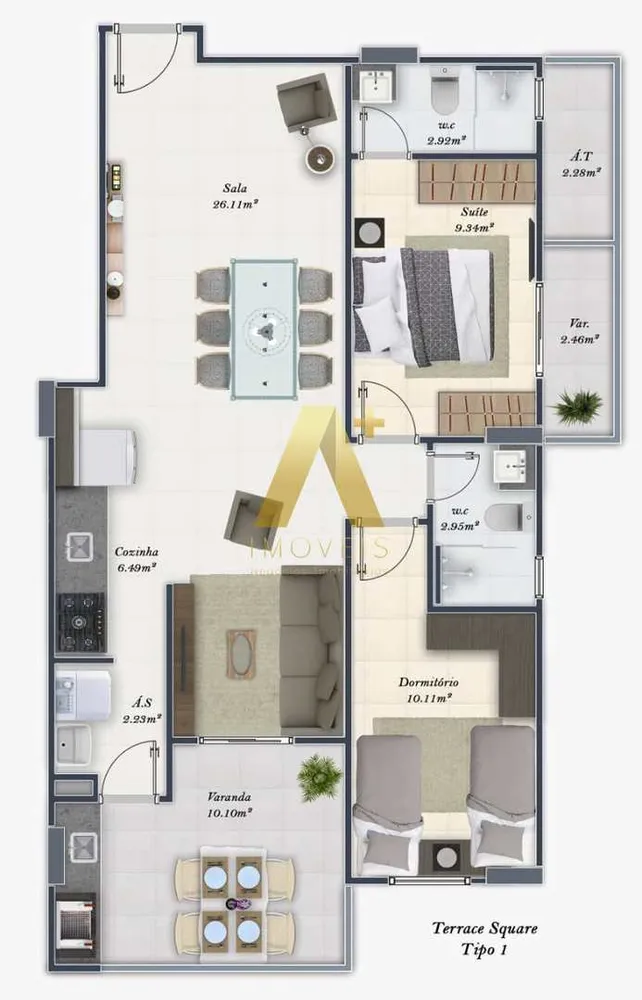 Apartamento, 2 quartos, 84 m² - Foto 12