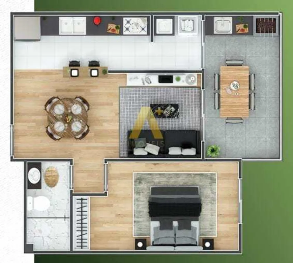Apartamento, 1 quarto, 52 m² - Foto 8