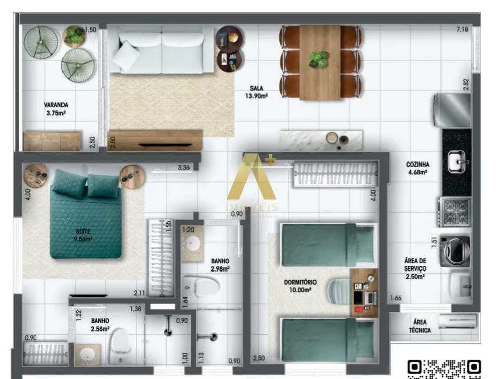 Apartamento, 2 quartos, 63 m² - Foto 8