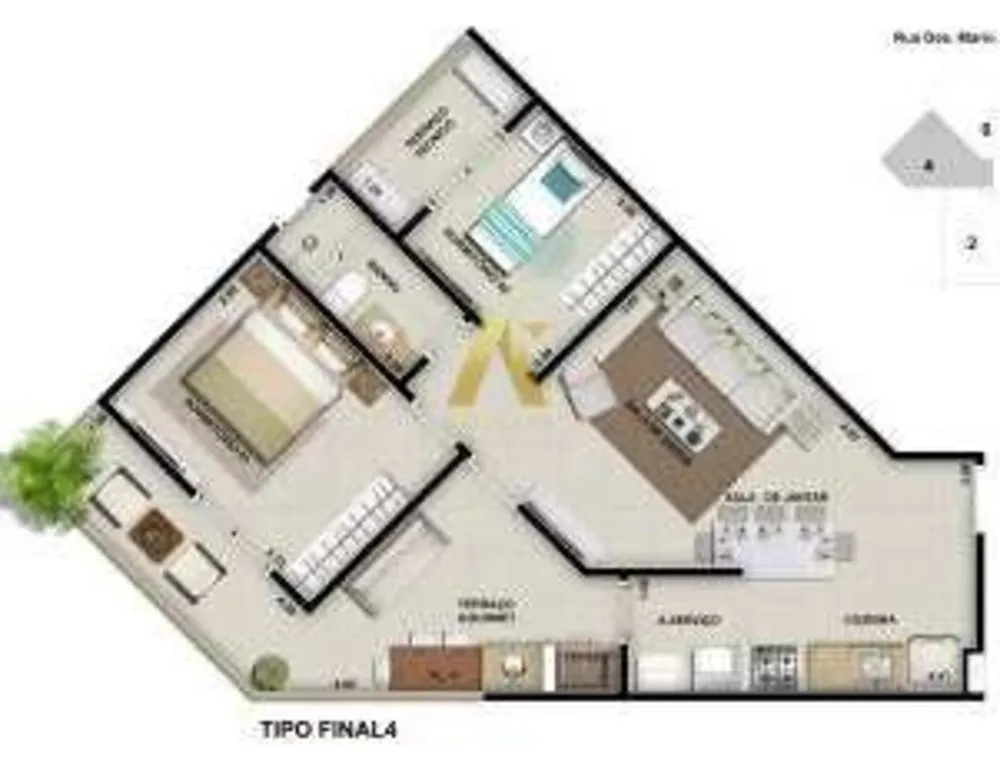 Apartamento, 2 quartos, 68 m² - Foto 8