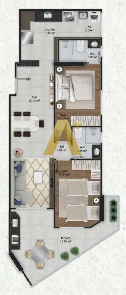 Apartamento, 2 quartos, 78 m² - Foto 5