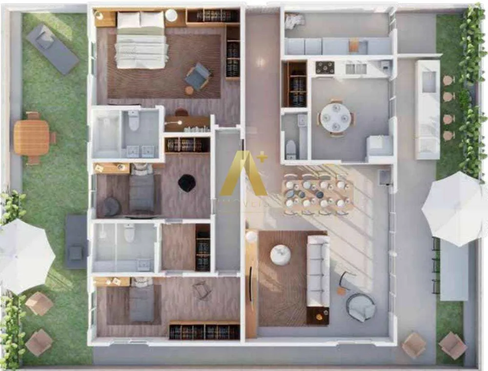 Apartamento, 3 quartos, 152 m² - Foto 5