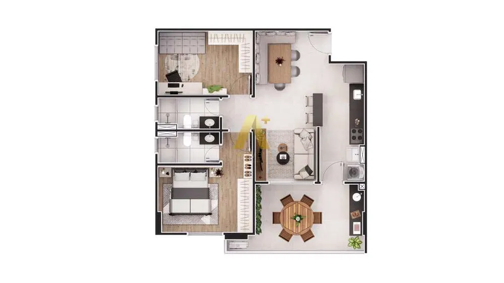 Apartamento, 2 quartos, 75 m² - Foto 4