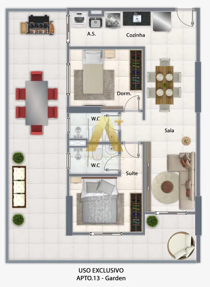 Apartamento, 2 quartos, 89 m² - Foto 2