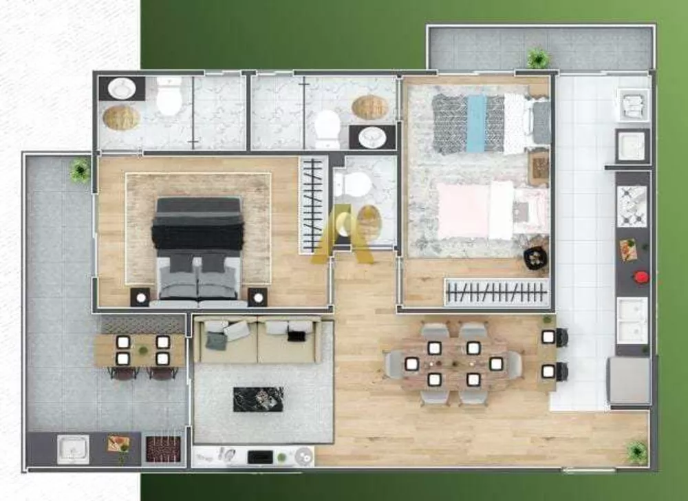 Apartamento à venda com 2 quartos, 72m² - Foto 20