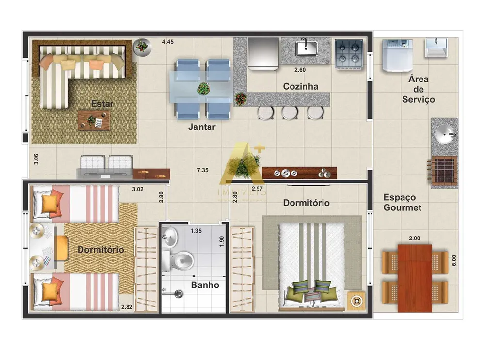 Casa de Condomínio, 2 quartos - Foto 7