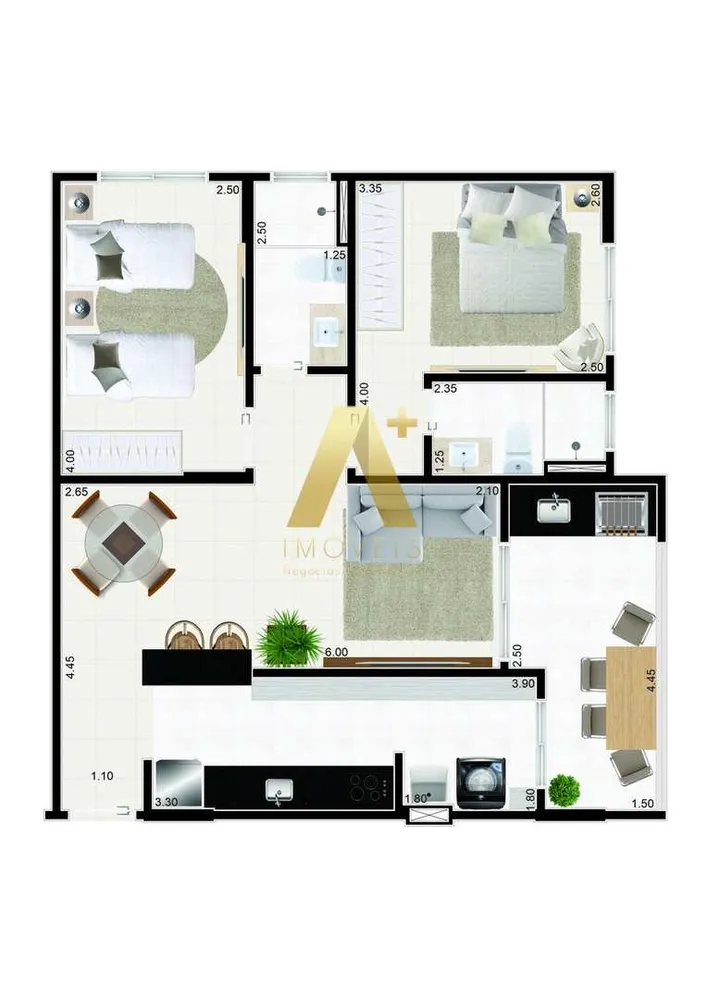 Apartamento, 2 quartos, 71 m² - Foto 8