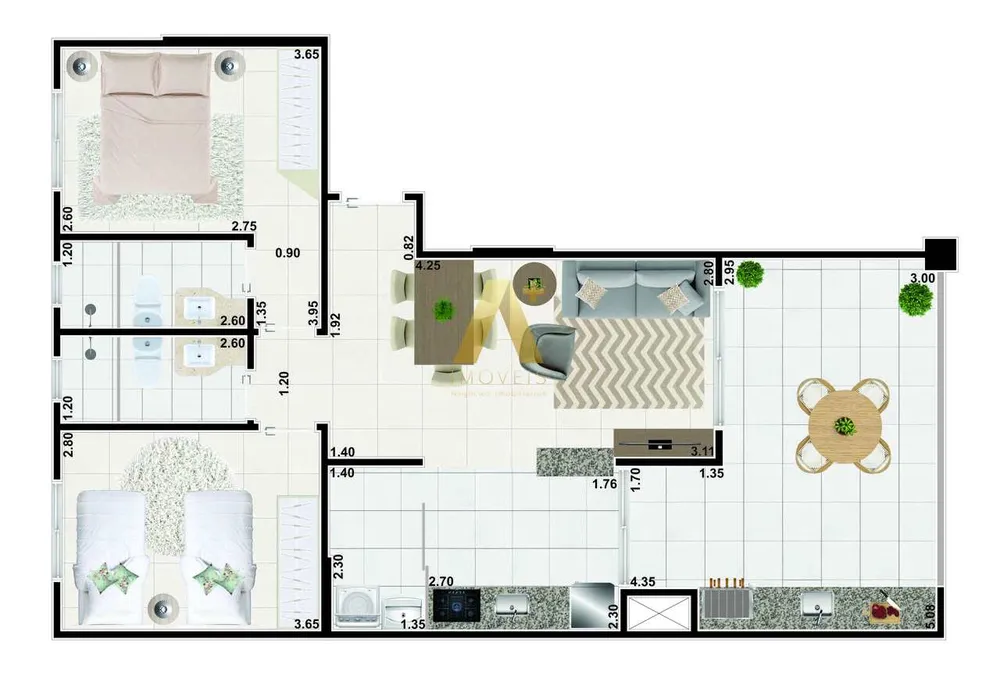 Apartamento, 2 quartos, 79 m² - Foto 12