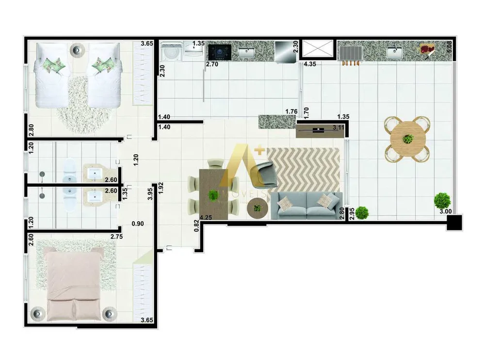 Apartamento, 2 quartos, 79 m² - Foto 11